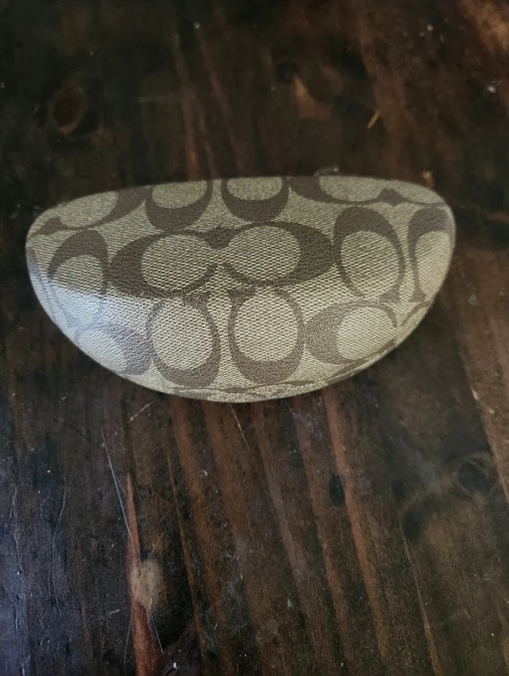 Coach eyeglass case